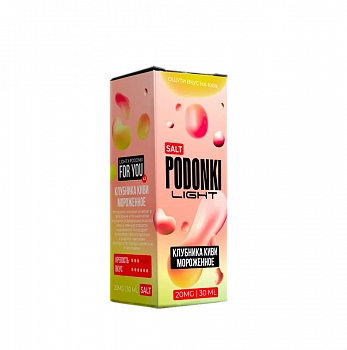 Ар Podonki Light SALT "Клубника Киви Мороженое" 30-20