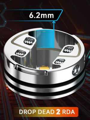Купить Drop Dead 2 RDA дрипка (Matte Black) Drop Dead 2 RDA дрипка (Matte Black)